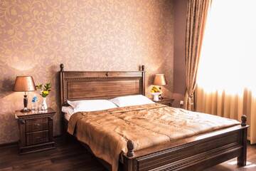 Фото номера Улучшенный двухместный номер с 1 кроватью Отель Shah Palace Hotel г. Бишкек 6