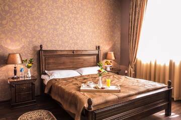 Фото номера Улучшенный двухместный номер с 1 кроватью Отель Shah Palace Hotel г. Бишкек 5