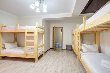 Фото номера Кровать в общем номере для мужчин и женщин с 10 кроватями Отель Hotel Kausar г. Бишкек 8