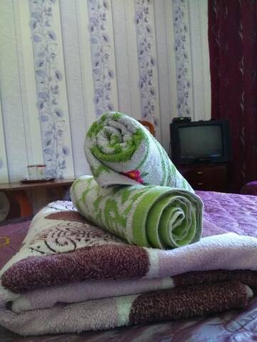 Фото номера Стандартный трехместный номер Гостевой дом Lotos Guest House г. Бишкек 10