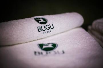 Фото номера Просторный двухместный номер с 2 отдельными кроватями Отель Bugu Hotel Bishkek г. Бишкек 10