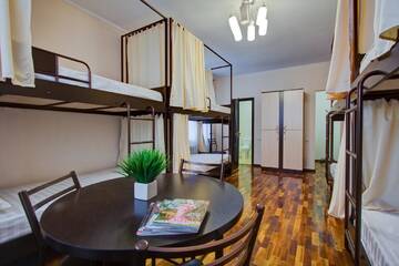 Фото номера Кровать в общем 8-местном номере Хостелы Centre hostel г. Бишкек 2