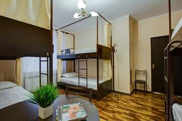 Фото номера Кровать в общем 6-местном номере для мужчин и женщин Хостелы Centre hostel г. Бишкек 2