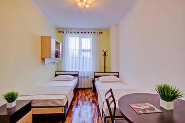 Фото номера Двухместный номер с 2 отдельными кроватями Хостелы Centre hostel г. Бишкек 4