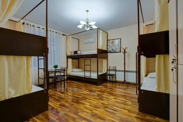 Фото номера Кровать в общем 6-местном номере для мужчин и женщин Хостелы Centre hostel г. Бишкек 2
