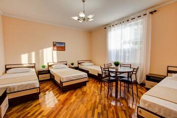 Фото номера Односпальная кровать в общем номере с 4 кроватями Хостелы Centre hostel г. Бишкек 3