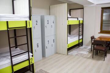 Фото номера Двухместный номер с 2 отдельными кроватями Хостелы Compass Hostel г. Бишкек 12