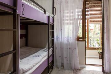 Фото номера Общий номер для женщин с 8 кроватями Хостелы Compass Hostel г. Бишкек 2