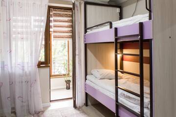 Фото номера Общий номер для женщин с 8 кроватями Хостелы Compass Hostel г. Бишкек 3