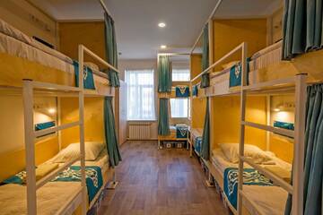 Фото номера Спальное место на двухъярусной кровати в общем номере для женщин Хостелы Koisha г. Бишкек 4