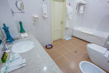 Фото номера Люкс с видом на горы Отель Garden Hotel &amp; SPA г. Бишкек 5