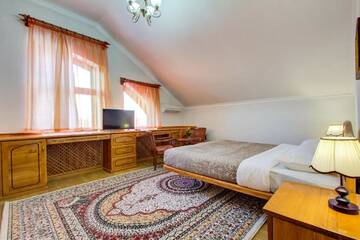 Фото номера Люкс с 1 спальней Отели типа «постель и завтрак» ABK Boutique Hotel г. Бишкек 3